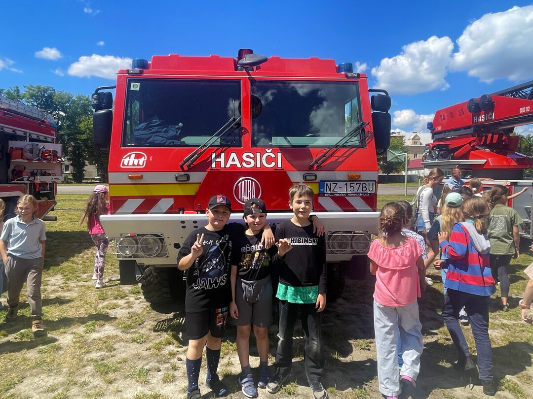 Ukážky hasičského zboru v ŠKD