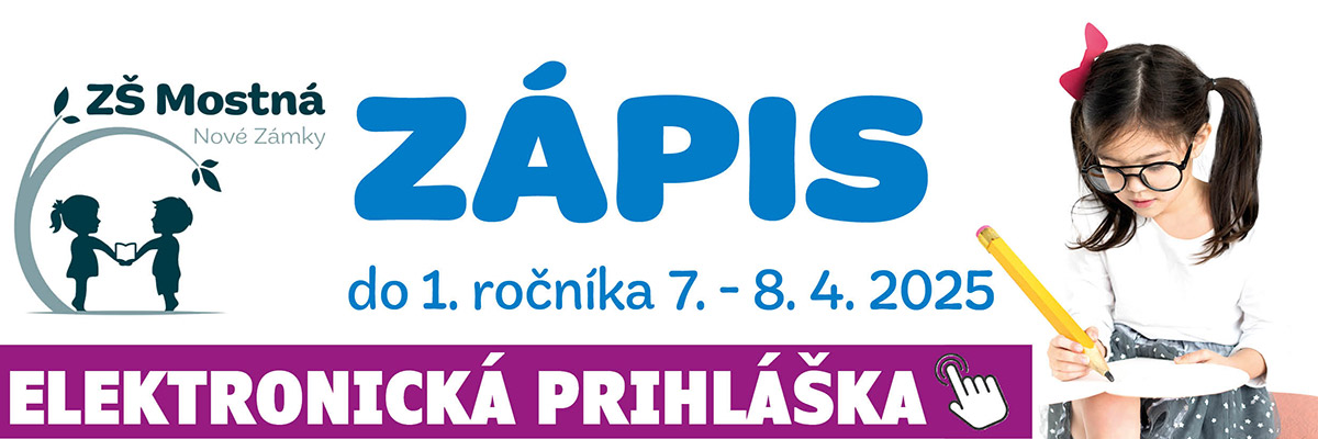 Zápis do 1. ročníka