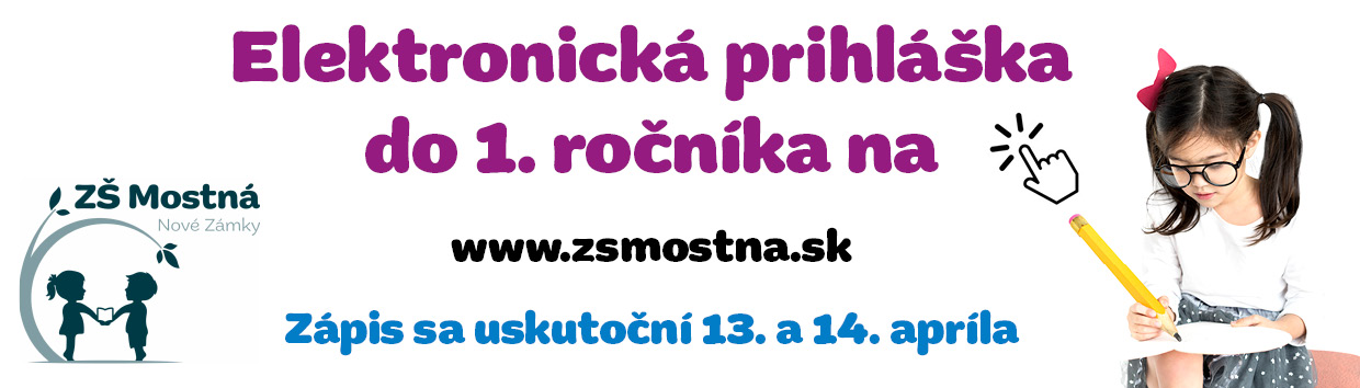 Zápis do 1. ročníka