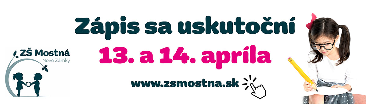 Zápis do 1. ročníka